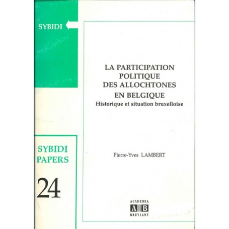 La participation politique des allochtones en Belgique