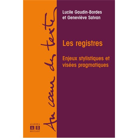 LES REGISTRES