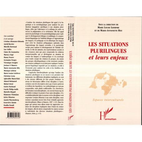 Les situations plurilingues et leurs enjeux