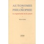 Autonomie et philosophie