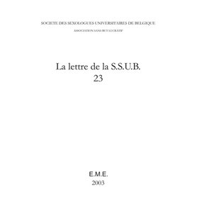 Lettre de la S.S.U.B. 23