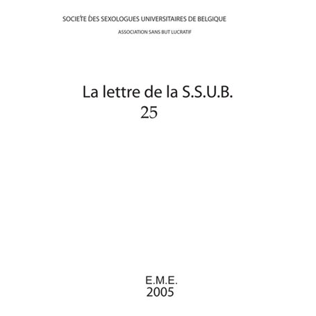 Lettre de la S.S.U.B. 25