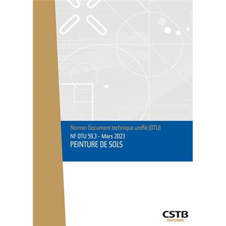 NF DTU 59.3 Peinture de sols