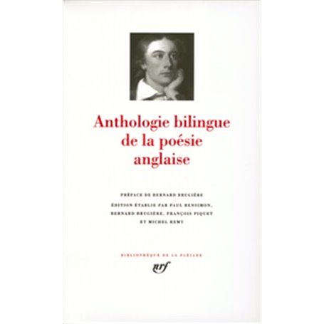 Anthologie bilingue de la poésie anglaise