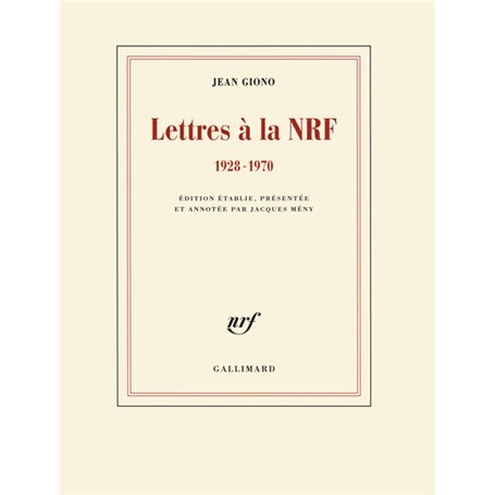 Lettres à la NRF