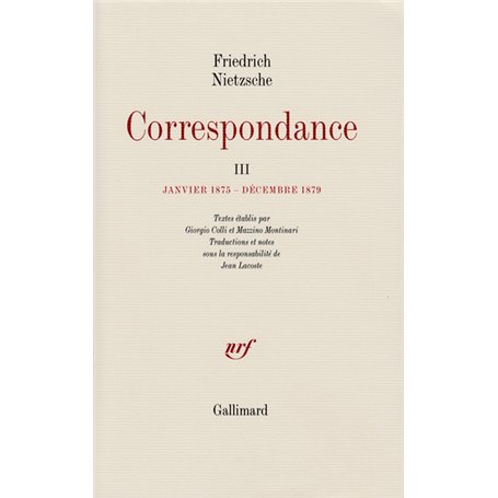 Correspondance