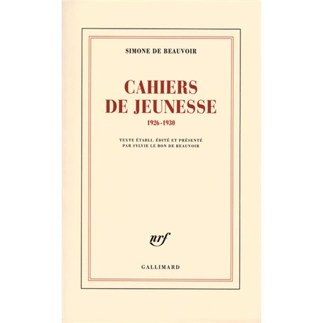 Cahiers de jeunesse