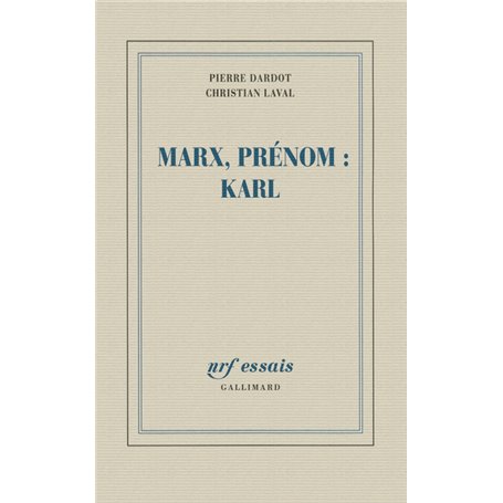 Marx, prénom : Karl