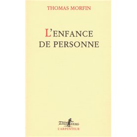 L'enfance de personne