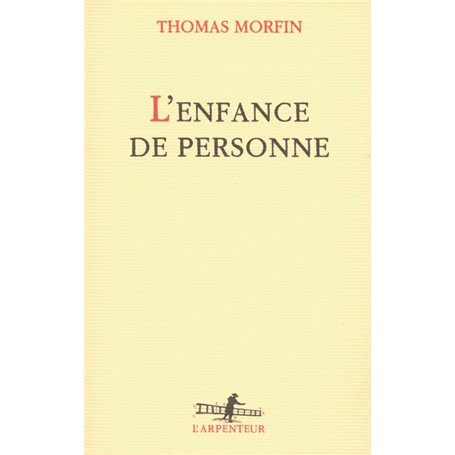 L'enfance de personne