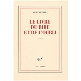 Le livre du rire et de l'oubli