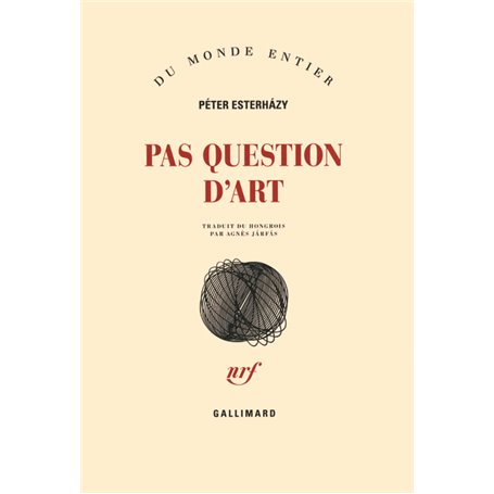 Pas question d'art