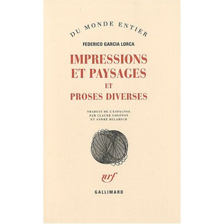 Impressions et paysages - Proses diverses