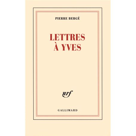 Lettres à Yves