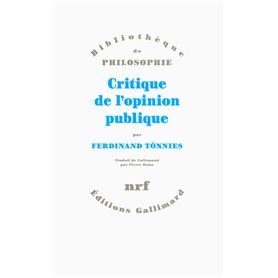 Critique de l'opinion publique