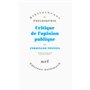 Critique de l'opinion publique