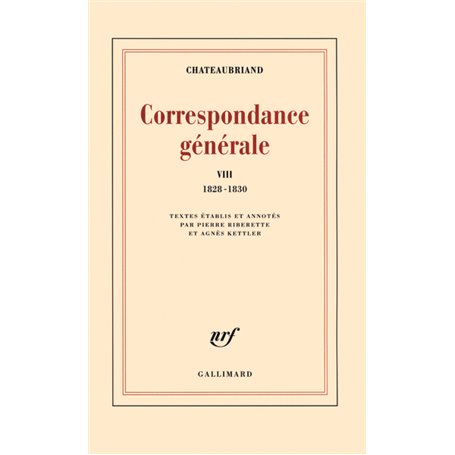 Correspondance générale