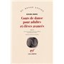 Cours de danse pour adultes et élèves avancés