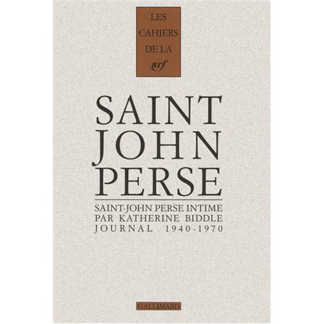 Saint-John Perse intime