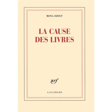 La cause des livres