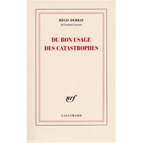 Du bon usage des catastrophes