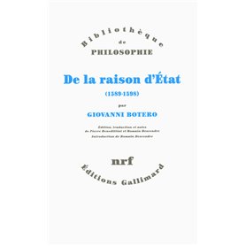 De la raison d'État