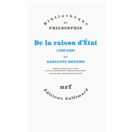 De la raison d'État