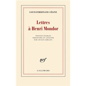 Lettres à Henri Mondor