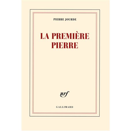 La première pierre