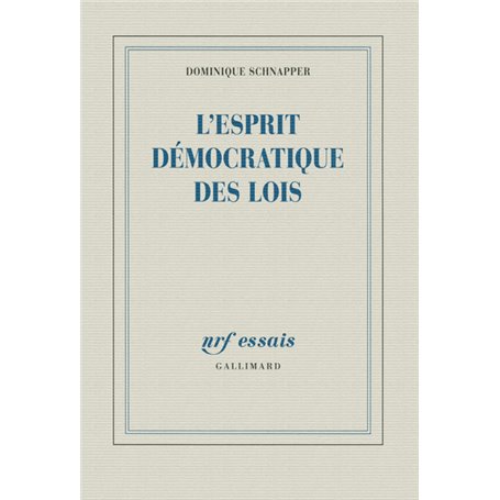 L'esprit démocratique des lois