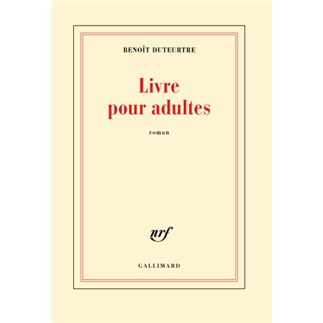 Livre pour adultes