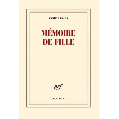 Mémoire de fille