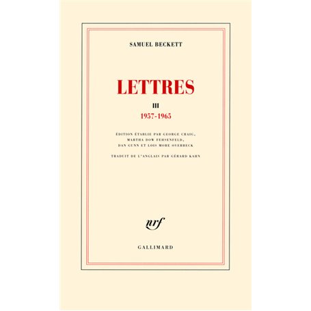 Lettres III