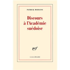 Discours à l'Académie suédoise