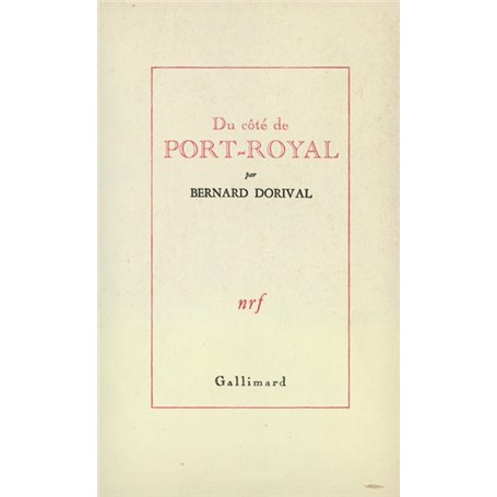 Du côté de Port-Royal