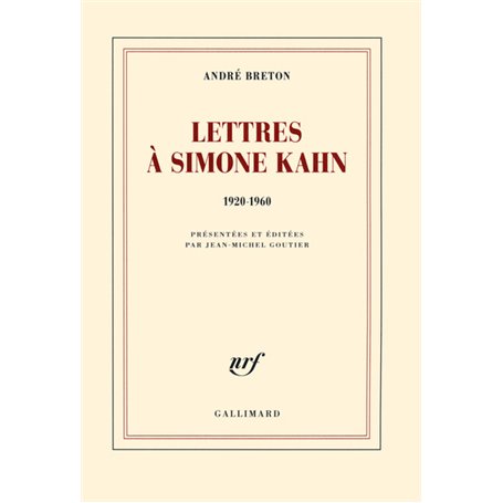 Lettres à Simone Kahn