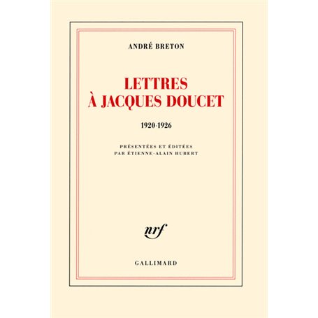 Lettres à Jacques Doucet