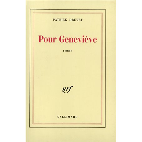 Pour Geneviève