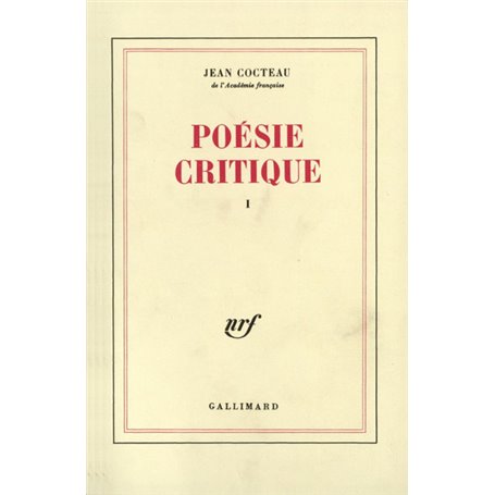 Poésie critique