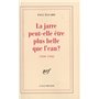 La jarre peut-elle être plus belle que l'eau ?