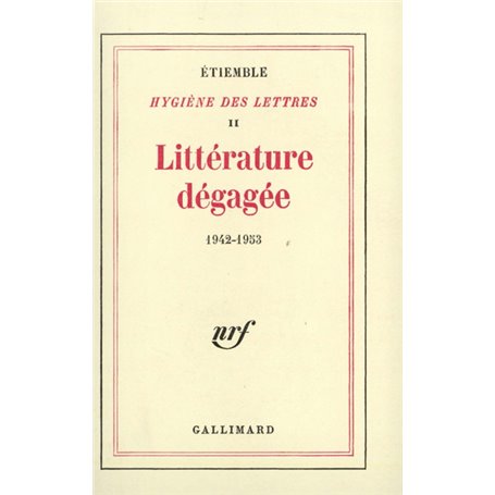 Littérature dégagée