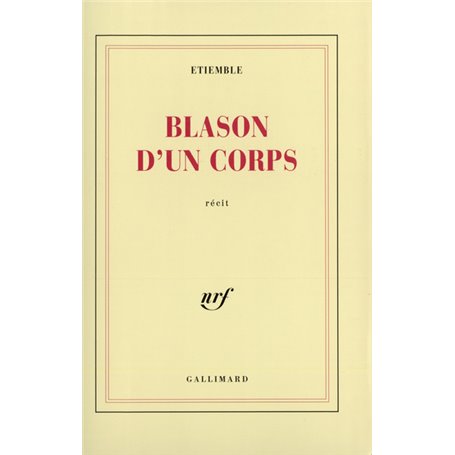 Blason d'un corps