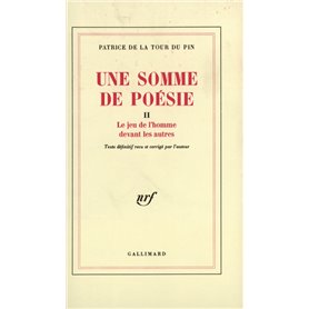 Une Somme de poésie