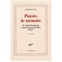 Plaisirs de mémoire