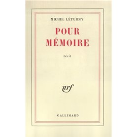 Pour mémoire