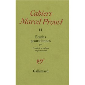 Études proustiennes