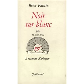 Noir sur blanc