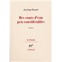 Des cours d'eau peu considérables