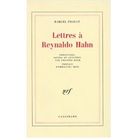 Lettres à Reynaldo Hahn