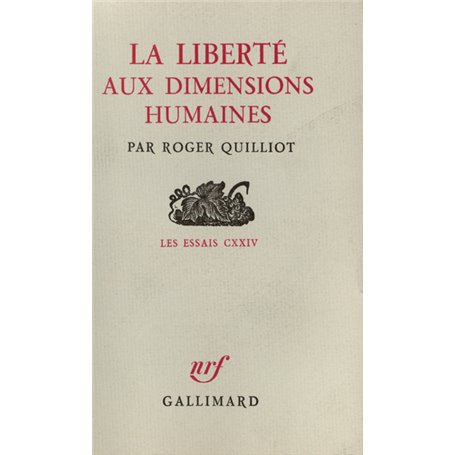 La liberté aux dimensions humaines